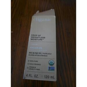 CLIGANIC ARGAN OIL 100% Pure & Natural - 4 fl oz (120 ml) SEALED EXP: 02/2029